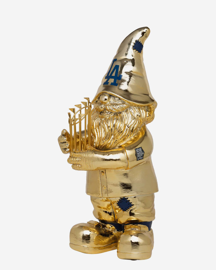 Los Angeles Dodgers 2020 World Series Champions Gold Plated Gnome FOCO - FOCO.com