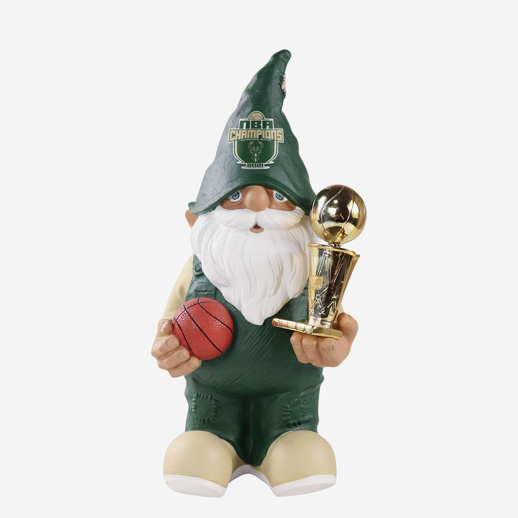 Milwaukee Bucks 2021 NBA Champions Gnome FOCO - FOCO.com