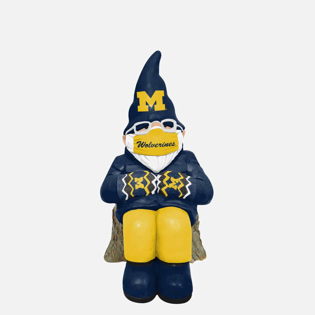 Michigan Wolverines Bundled Up Gnome FOCO - FOCO.com