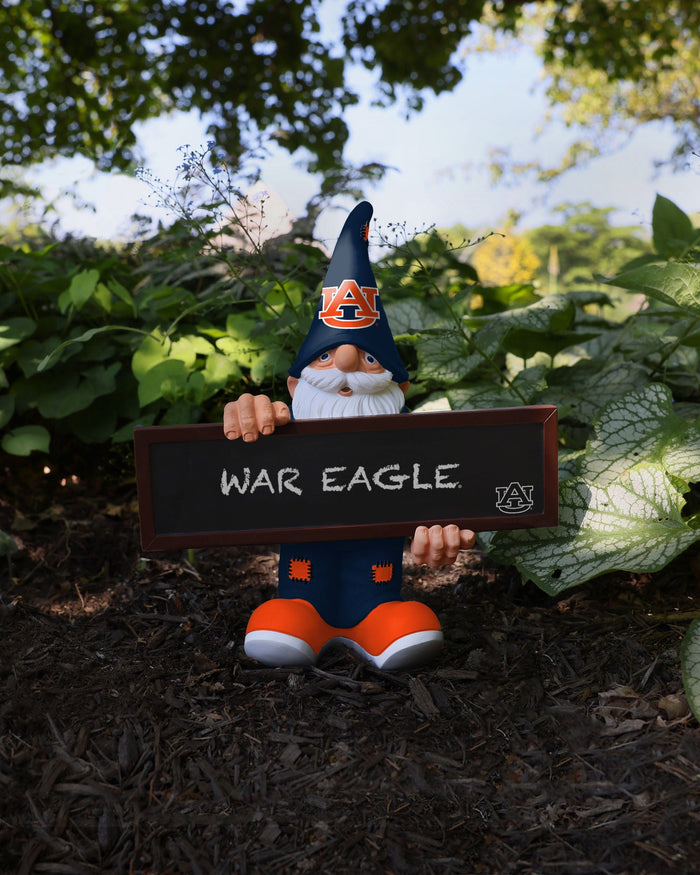 Auburn Tigers Chalkboard Sign Gnome FOCO - FOCO.com