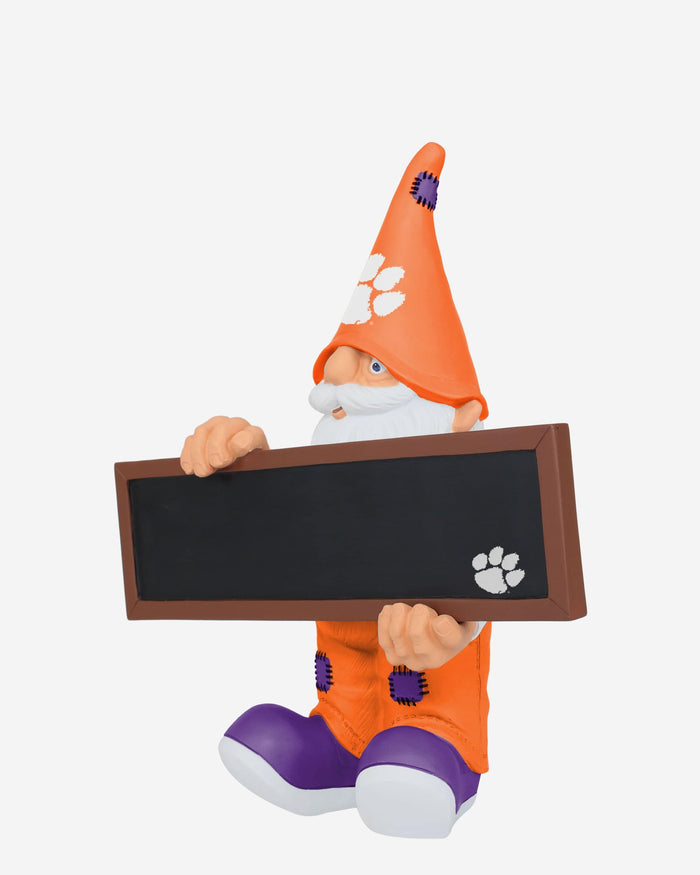 Clemson Tigers Chalkboard Sign Gnome FOCO - FOCO.com