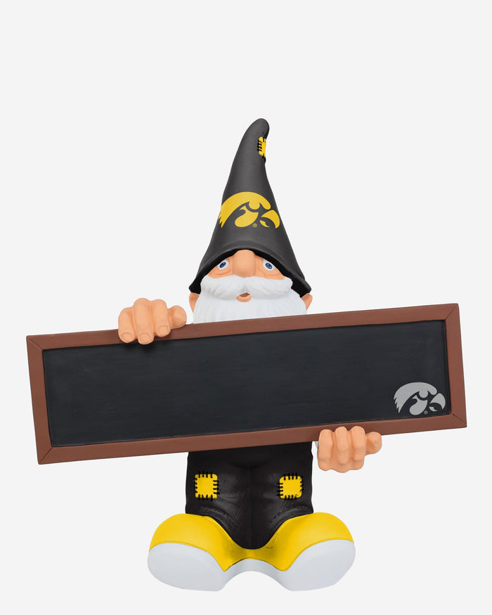 Iowa Hawkeyes Chalkboard Sign Gnome FOCO - FOCO.com