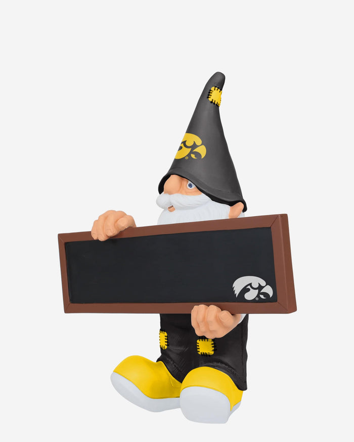 Iowa Hawkeyes Chalkboard Sign Gnome FOCO - FOCO.com