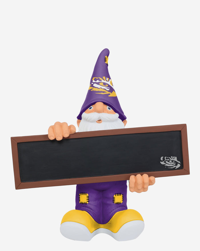 LSU Tigers Chalkboard Sign Gnome FOCO - FOCO.com