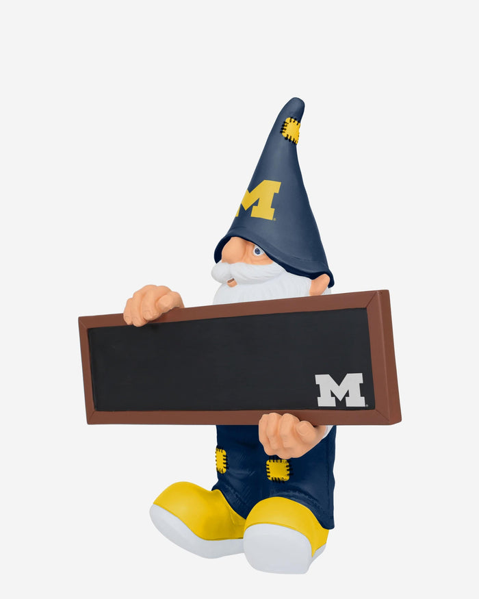 Michigan Wolverines Chalkboard Sign Gnome FOCO - FOCO.com