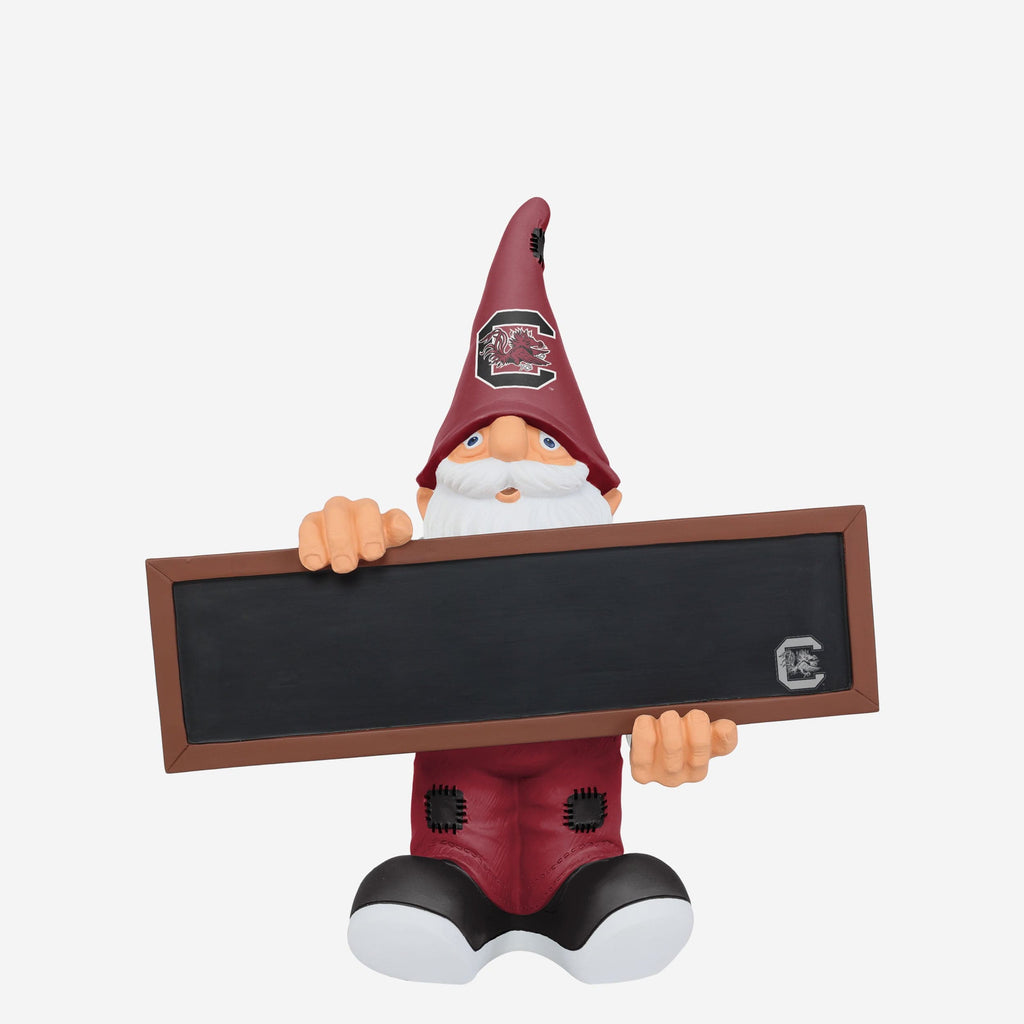 South Carolina Gamecocks Chalkboard Sign Gnome FOCO - FOCO.com