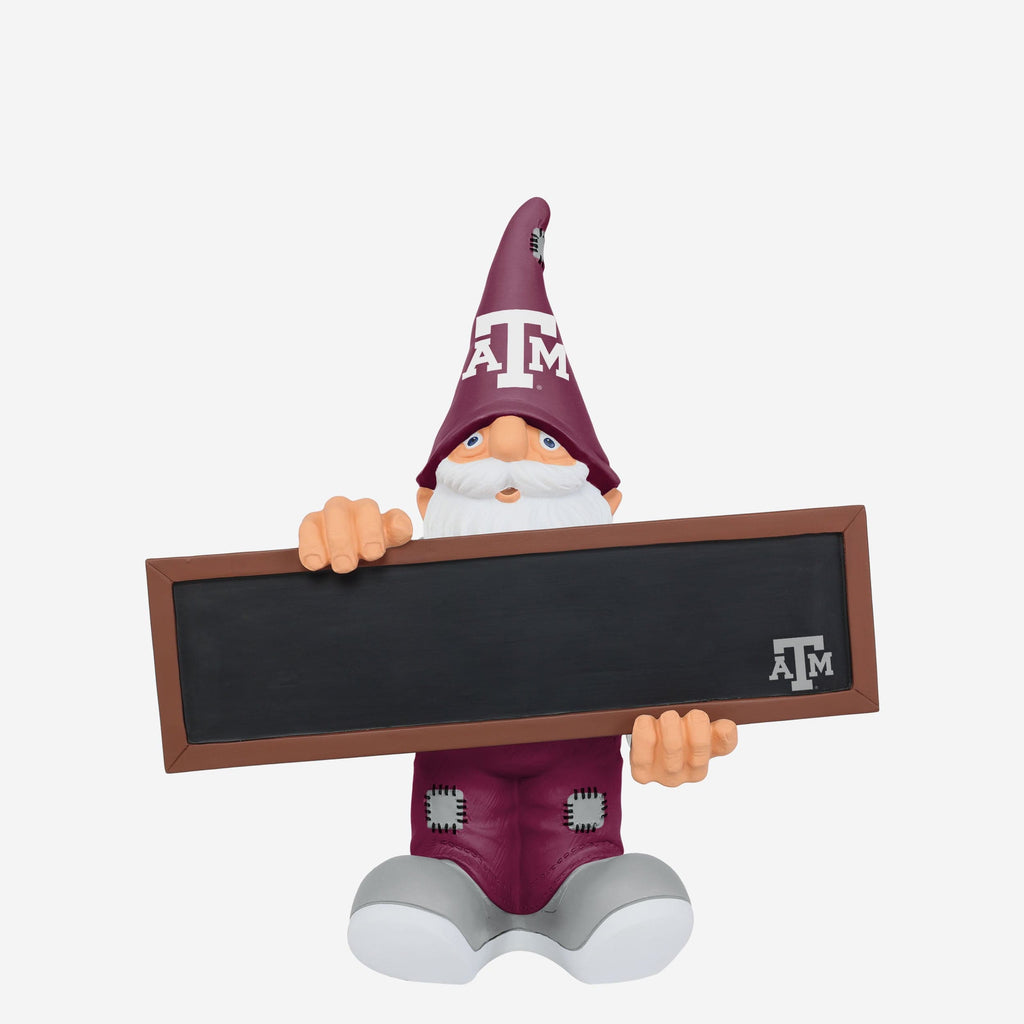 Texas A&M Aggies Chalkboard Sign Gnome FOCO - FOCO.com