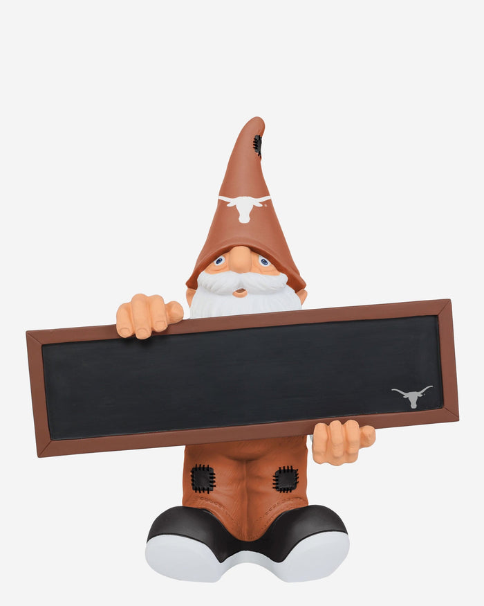 Texas Longhorns Chalkboard Sign Gnome FOCO - FOCO.com