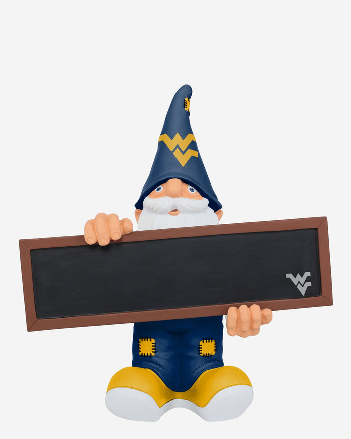 West Virginia Mountaineers Chalkboard Sign Gnome FOCO - FOCO.com