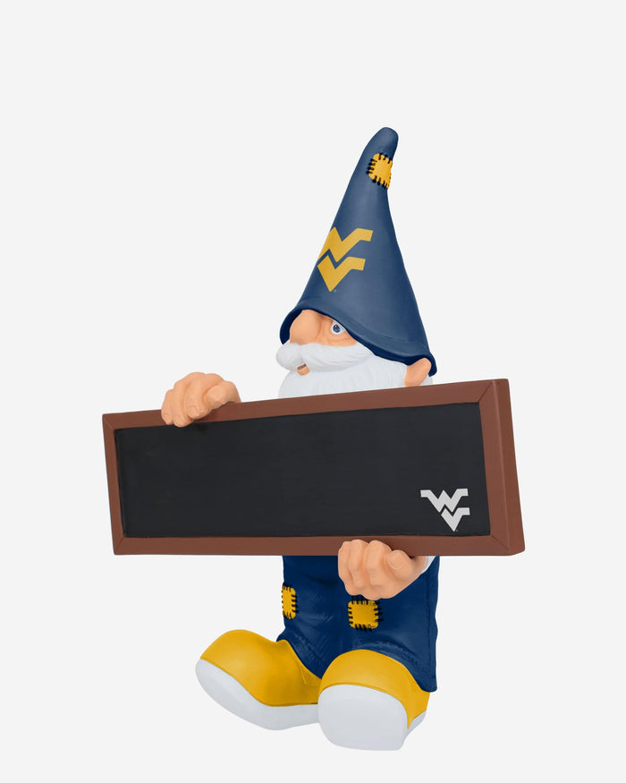 West Virginia Mountaineers Chalkboard Sign Gnome FOCO - FOCO.com