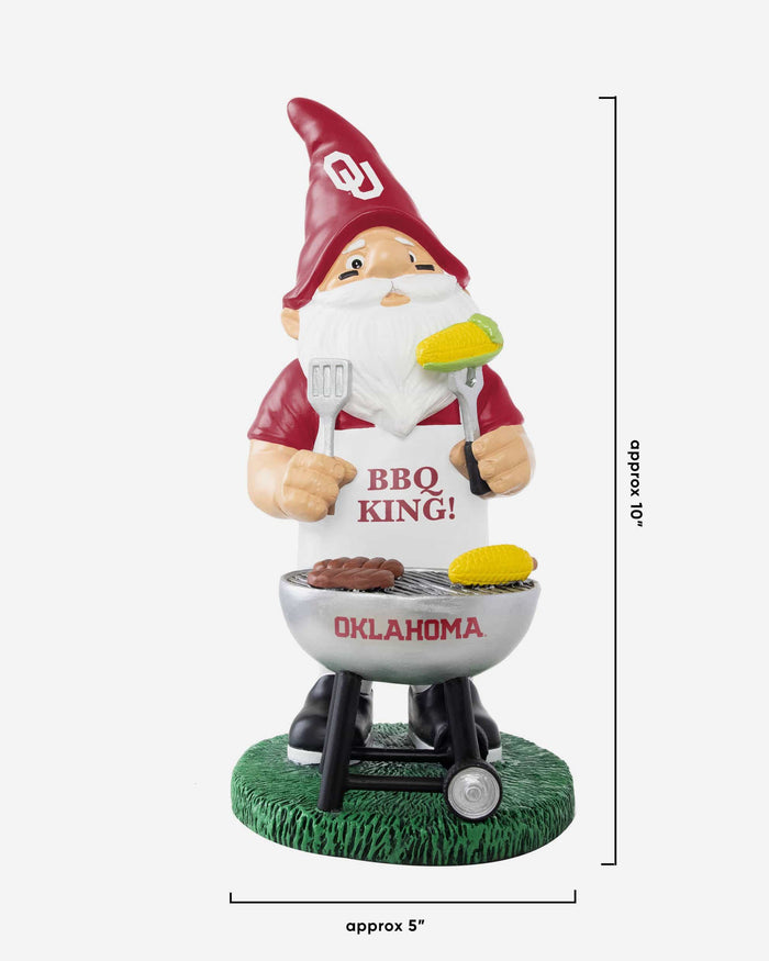 Oklahoma Sooners Grill Gnome FOCO - FOCO.com