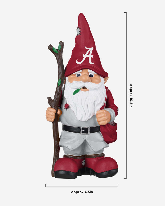 Alabama Crimson Tide Holding Stick Gnome FOCO - FOCO.com