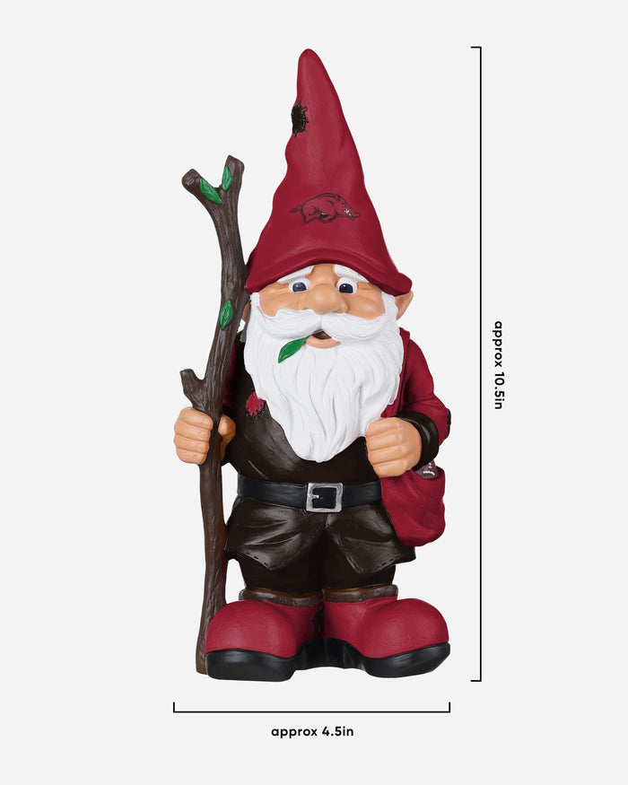 Arkansas Razorbacks Holding Stick Gnome FOCO - FOCO.com