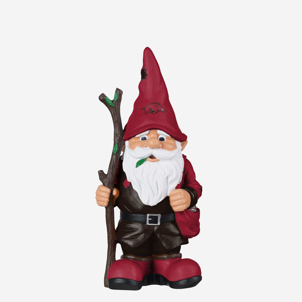 Arkansas Razorbacks Holding Stick Gnome FOCO - FOCO.com