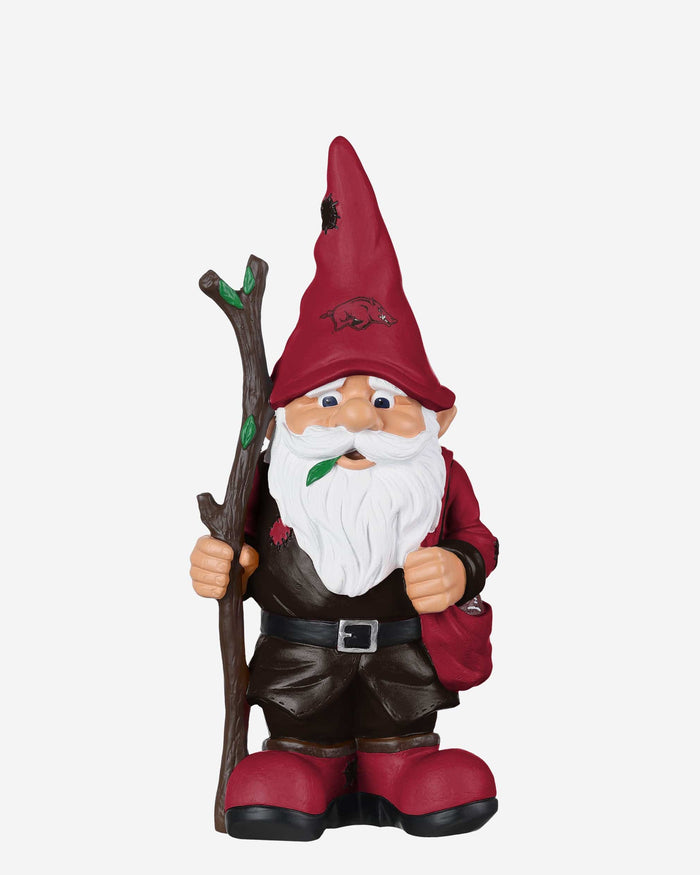 Arkansas Razorbacks Holding Stick Gnome FOCO - FOCO.com