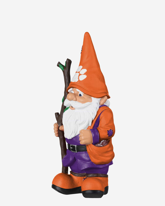 Clemson Tigers Holding Stick Gnome FOCO - FOCO.com