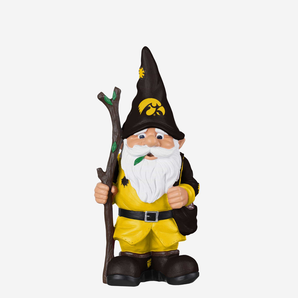 Iowa Hawkeyes Holding Stick Gnome FOCO - FOCO.com