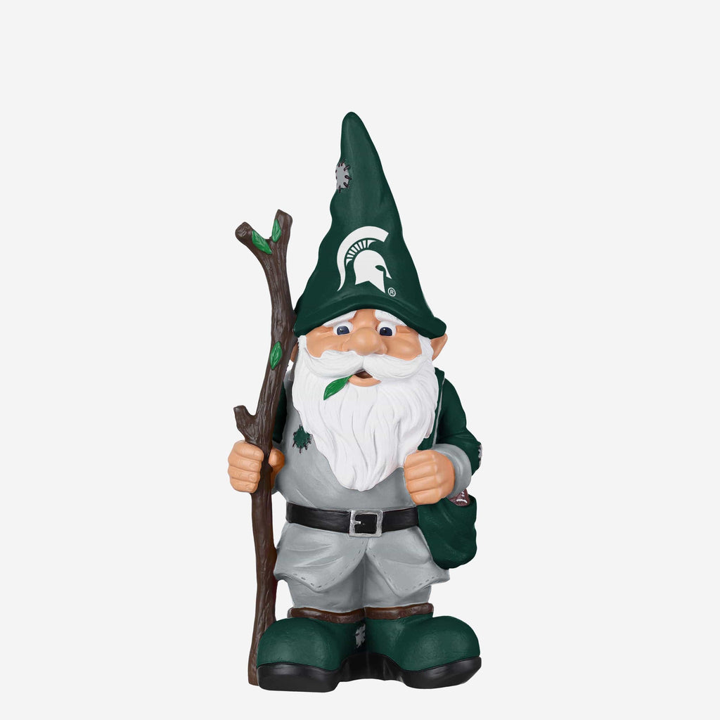 Michigan State Spartans Holding Stick Gnome FOCO - FOCO.com