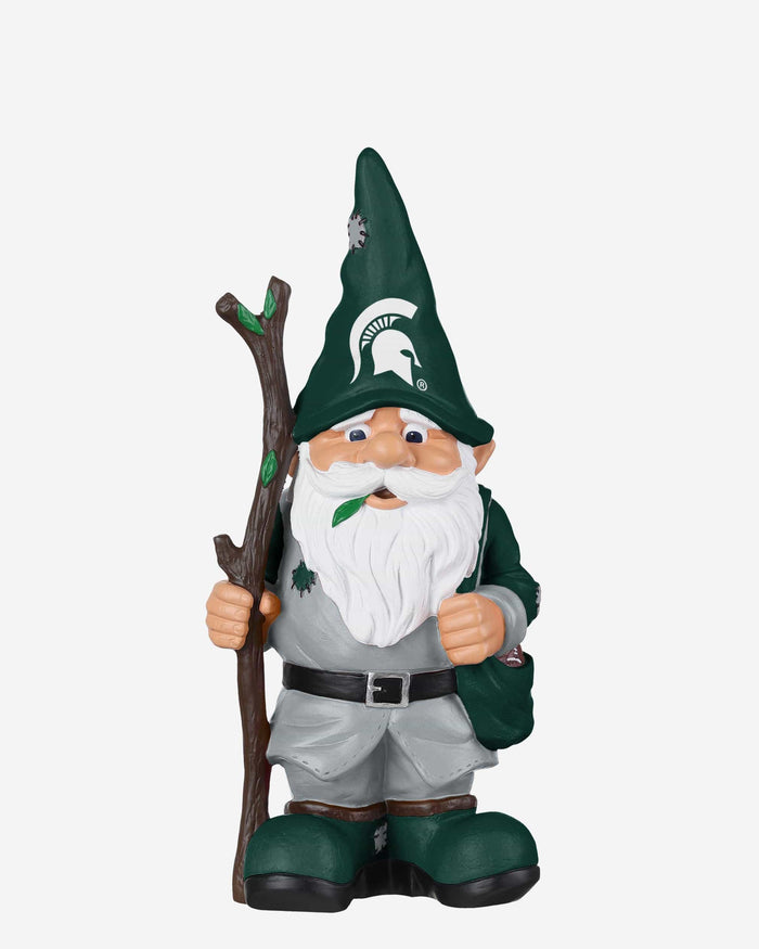 Michigan State Spartans Holding Stick Gnome FOCO - FOCO.com