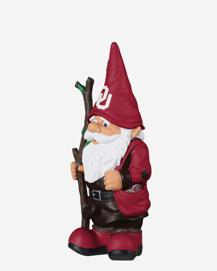 Oklahoma Sooners Holding Stick Gnome FOCO - FOCO.com