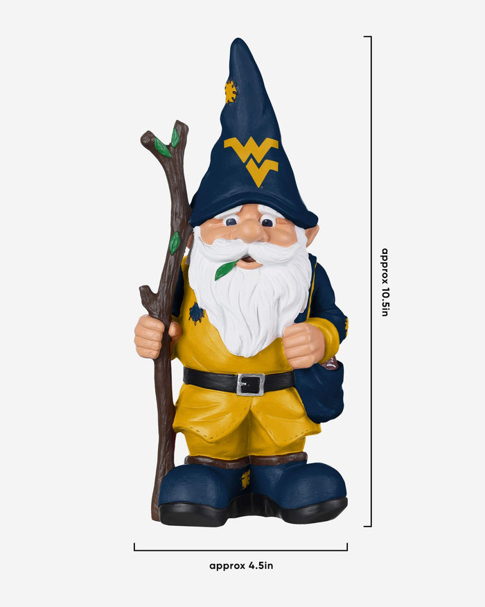 West Virginia Mountaineers Holding Stick Gnome FOCO - FOCO.com