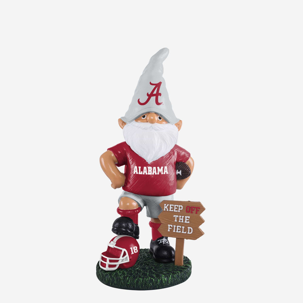 Alabama Crimson Tide Keep Off The Field Gnome FOCO - FOCO.com