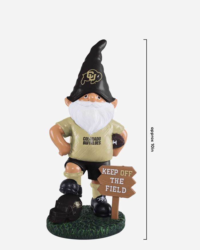 Colorado Buffaloes Keep Off The Field Gnome FOCO - FOCO.com