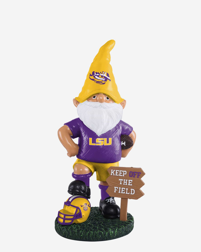 LSU Tigers Keep Off The Field Gnome FOCO - FOCO.com