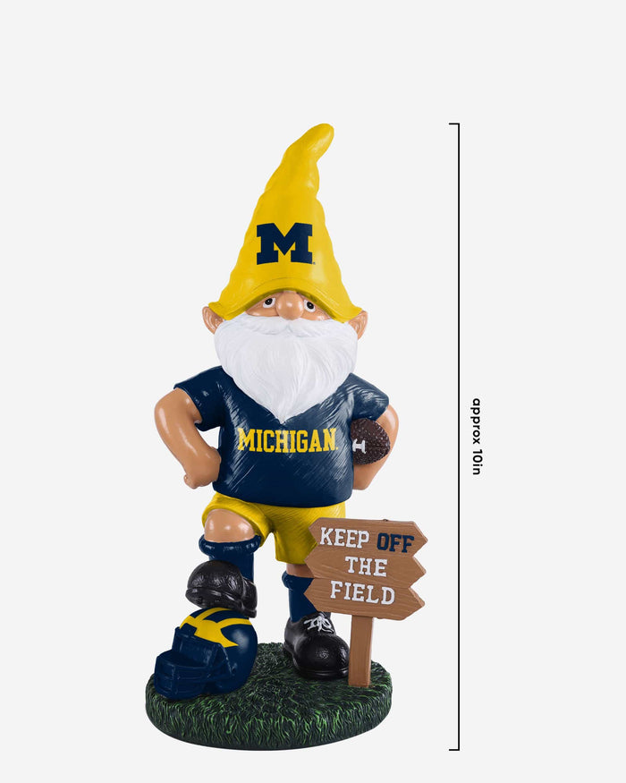 Michigan Wolverines Keep Off The Field Gnome FOCO - FOCO.com