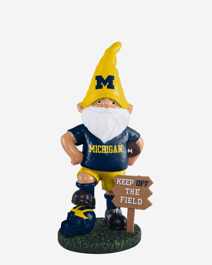 Michigan Wolverines Keep Off The Field Gnome FOCO - FOCO.com