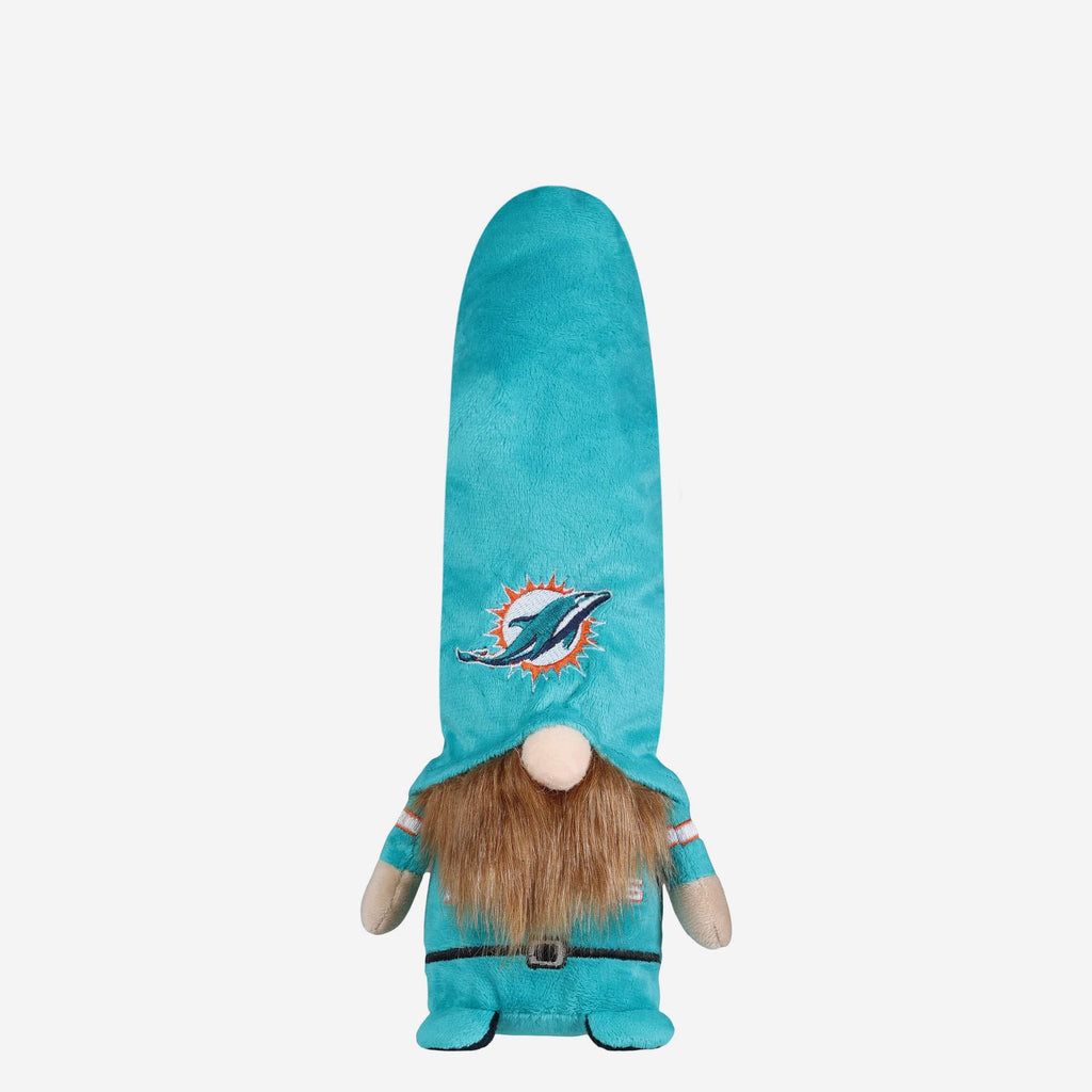 Miami Dolphins Bearded Stocking Cap Plush Gnome FOCO - FOCO.com