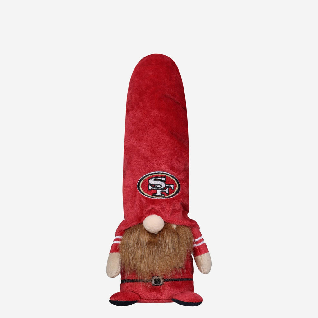 San Francisco 49ers Bearded Stocking Cap Plush Gnome FOCO - FOCO.com