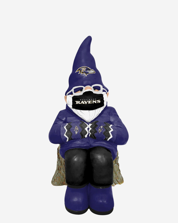 Baltimore Ravens Bundled Up Gnome FOCO - FOCO.com