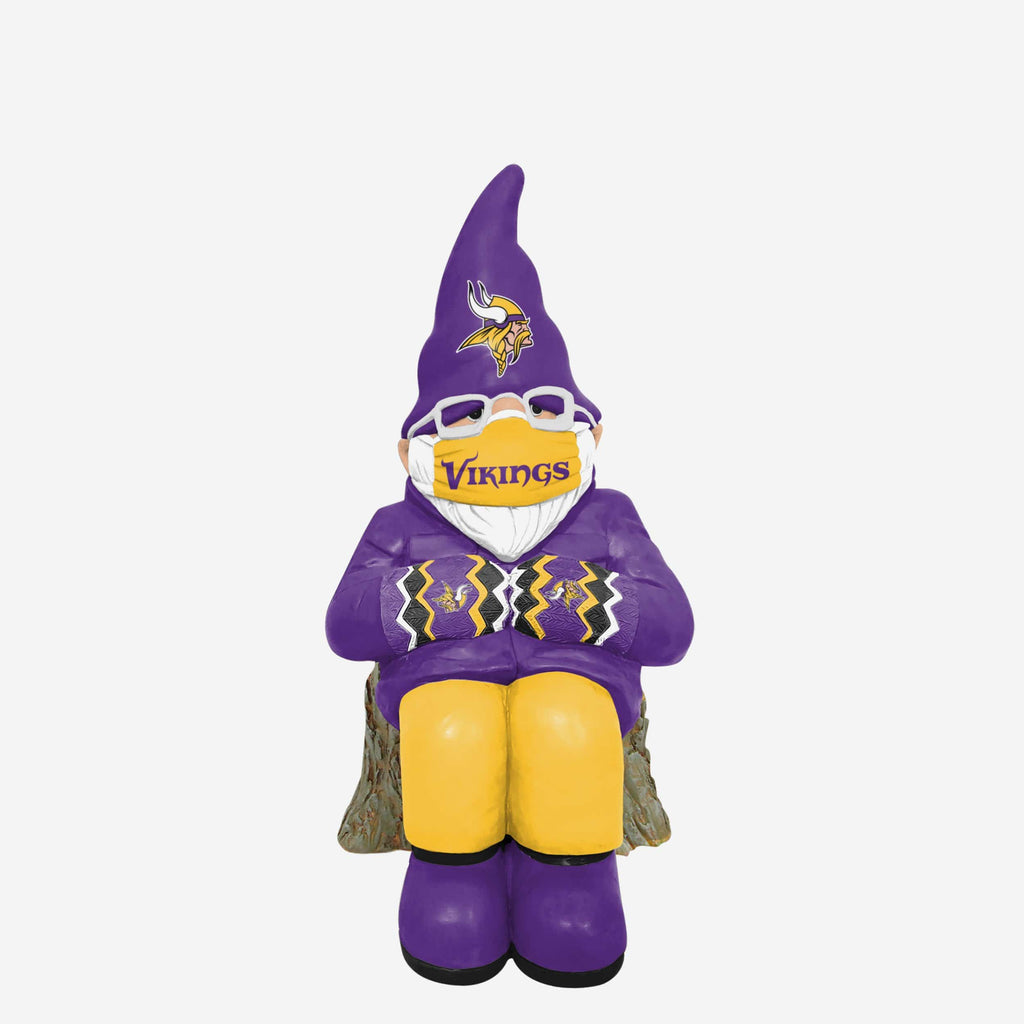 Minnesota Vikings Bundled Up Gnome FOCO - FOCO.com