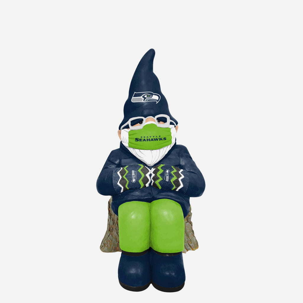 Seattle Seahawks Bundled Up Gnome FOCO - FOCO.com