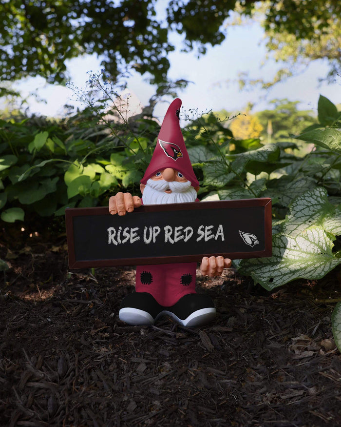 Arizona Cardinals Chalkboard Sign Gnome FOCO - FOCO.com