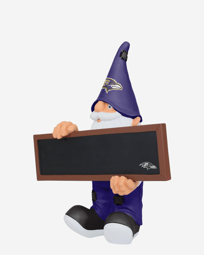 Baltimore Ravens Chalkboard Sign Gnome FOCO - FOCO.com