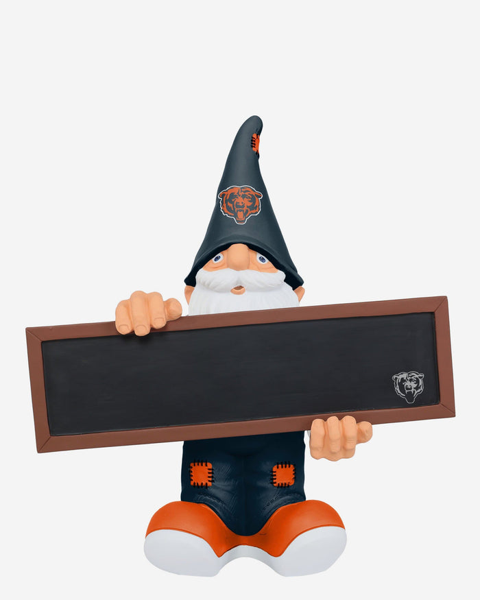 Chicago Bears Chalkboard Sign Gnome FOCO - FOCO.com