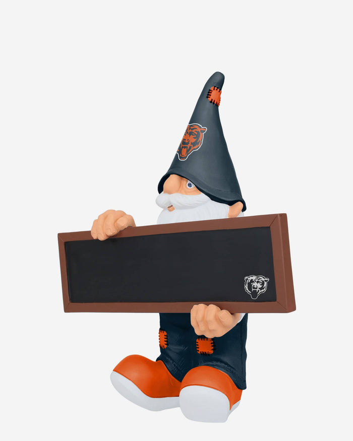 Chicago Bears Chalkboard Sign Gnome FOCO - FOCO.com