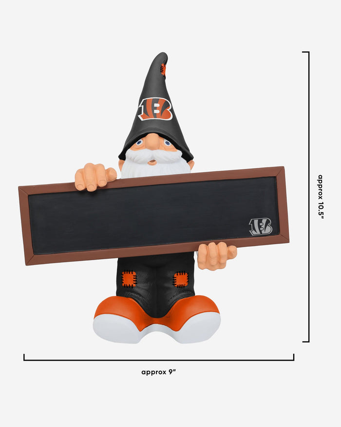 Cincinnati Bengals Chalkboard Sign Gnome FOCO - FOCO.com