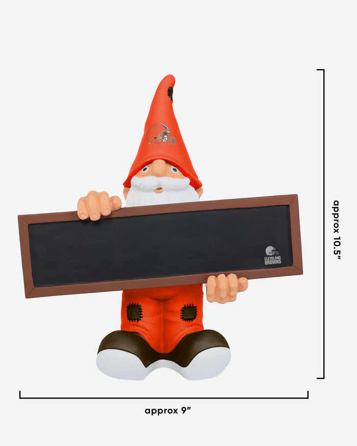 Cleveland Browns Chalkboard Sign Gnome FOCO - FOCO.com