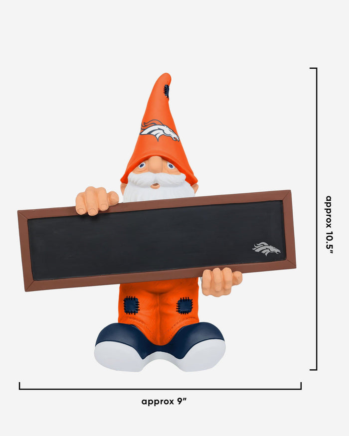 Denver Broncos Chalkboard Sign Gnome FOCO - FOCO.com