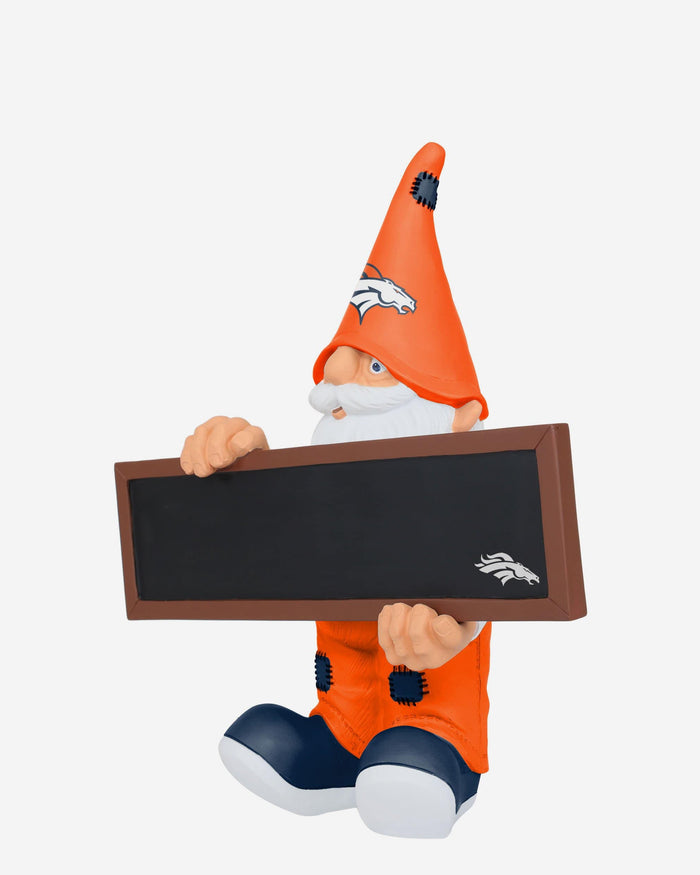 Denver Broncos Chalkboard Sign Gnome FOCO - FOCO.com