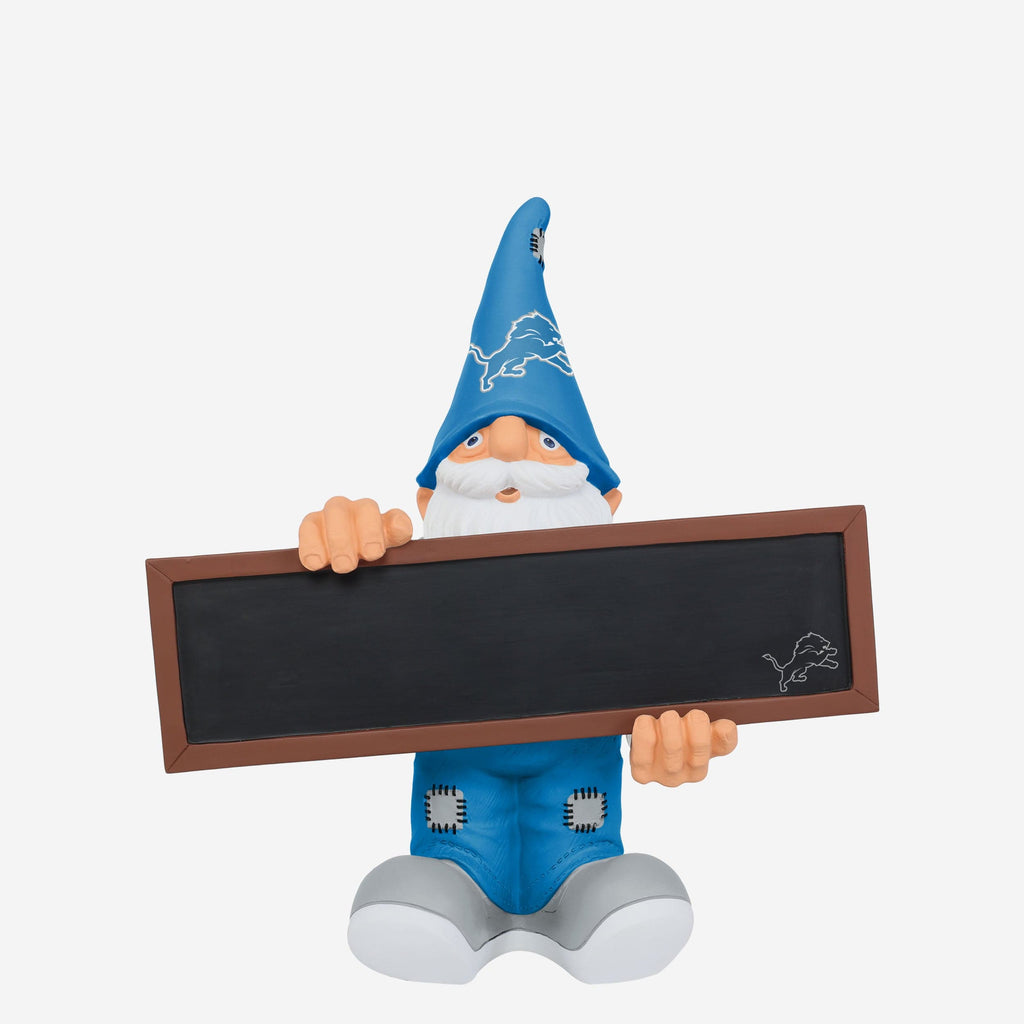 Detroit Lions Chalkboard Sign Gnome FOCO - FOCO.com