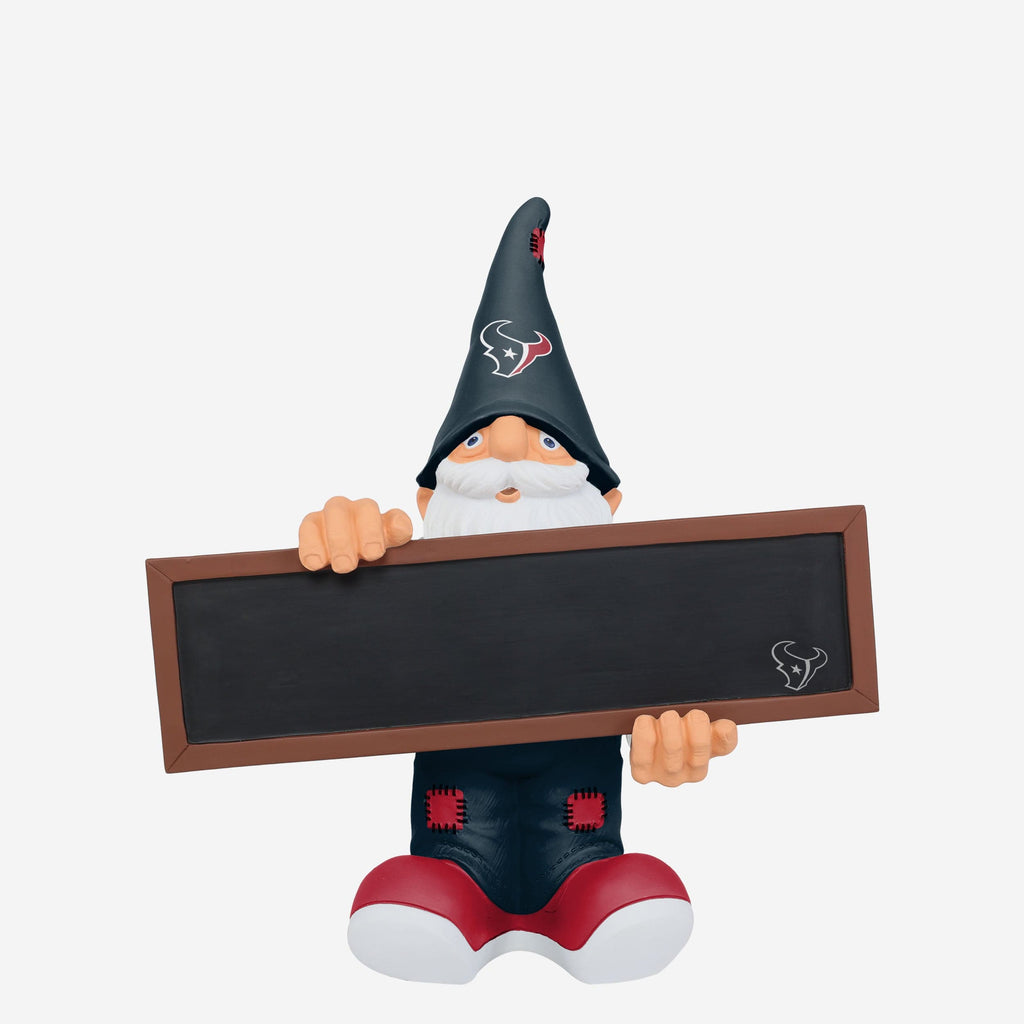 Houston Texans Chalkboard Sign Gnome FOCO - FOCO.com