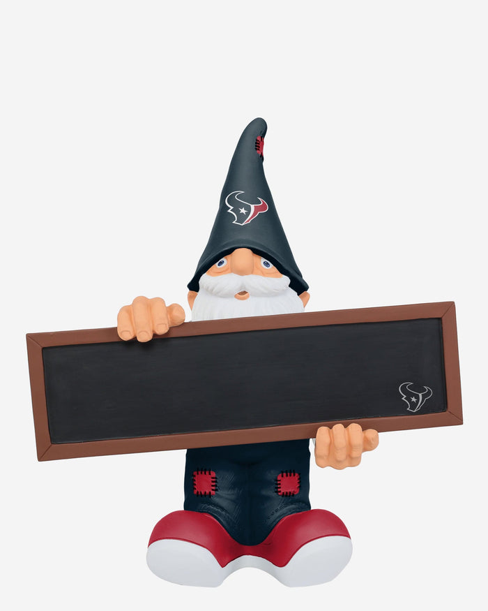 Houston Texans Chalkboard Sign Gnome FOCO - FOCO.com