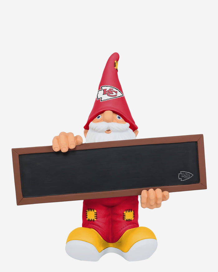 Kansas City Chiefs Chalkboard Sign Gnome FOCO - FOCO.com