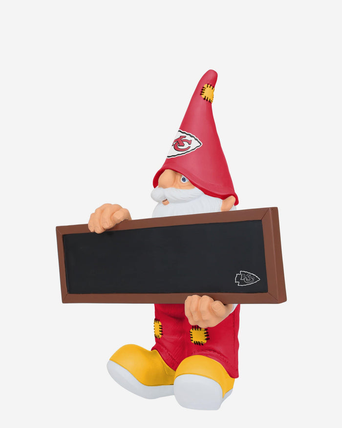 Kansas City Chiefs Chalkboard Sign Gnome FOCO - FOCO.com