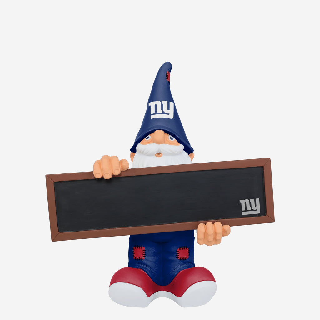 New York Giants Chalkboard Sign Gnome FOCO - FOCO.com