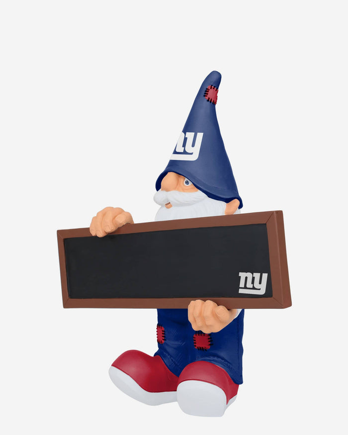 New York Giants Chalkboard Sign Gnome FOCO - FOCO.com